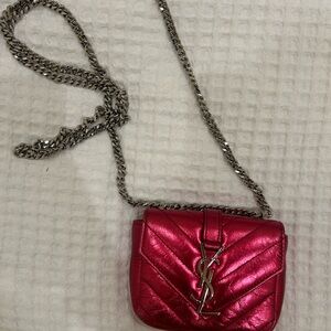 YSL Pink Crossbody Bag